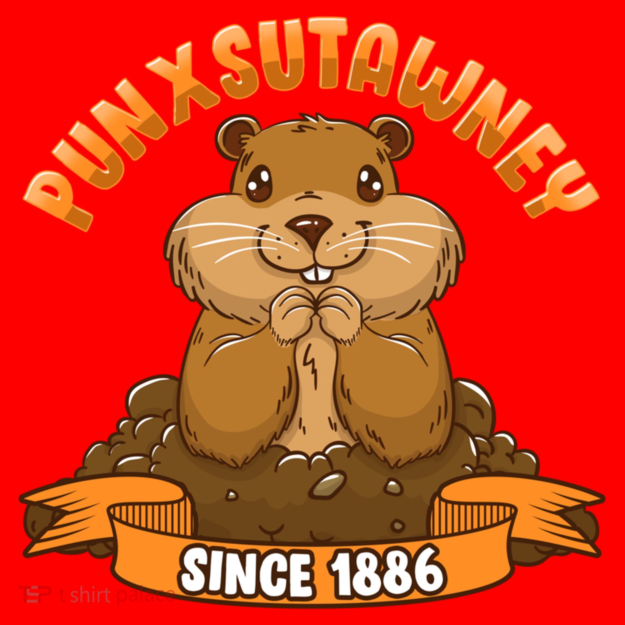Funny Groundhog Day Phil Cute Ground Hog Punxsutawney Gift Santa Hat