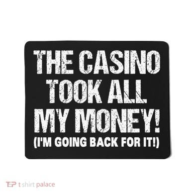 Funny Gambling Design Poker Lovers Gamblers Mousepad