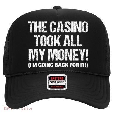 Funny Gambling Design Poker Lovers Gamblers Hat