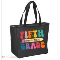 Fifth Grade Dreamteam 5th Grade Back To School Tote Bag thumb 2