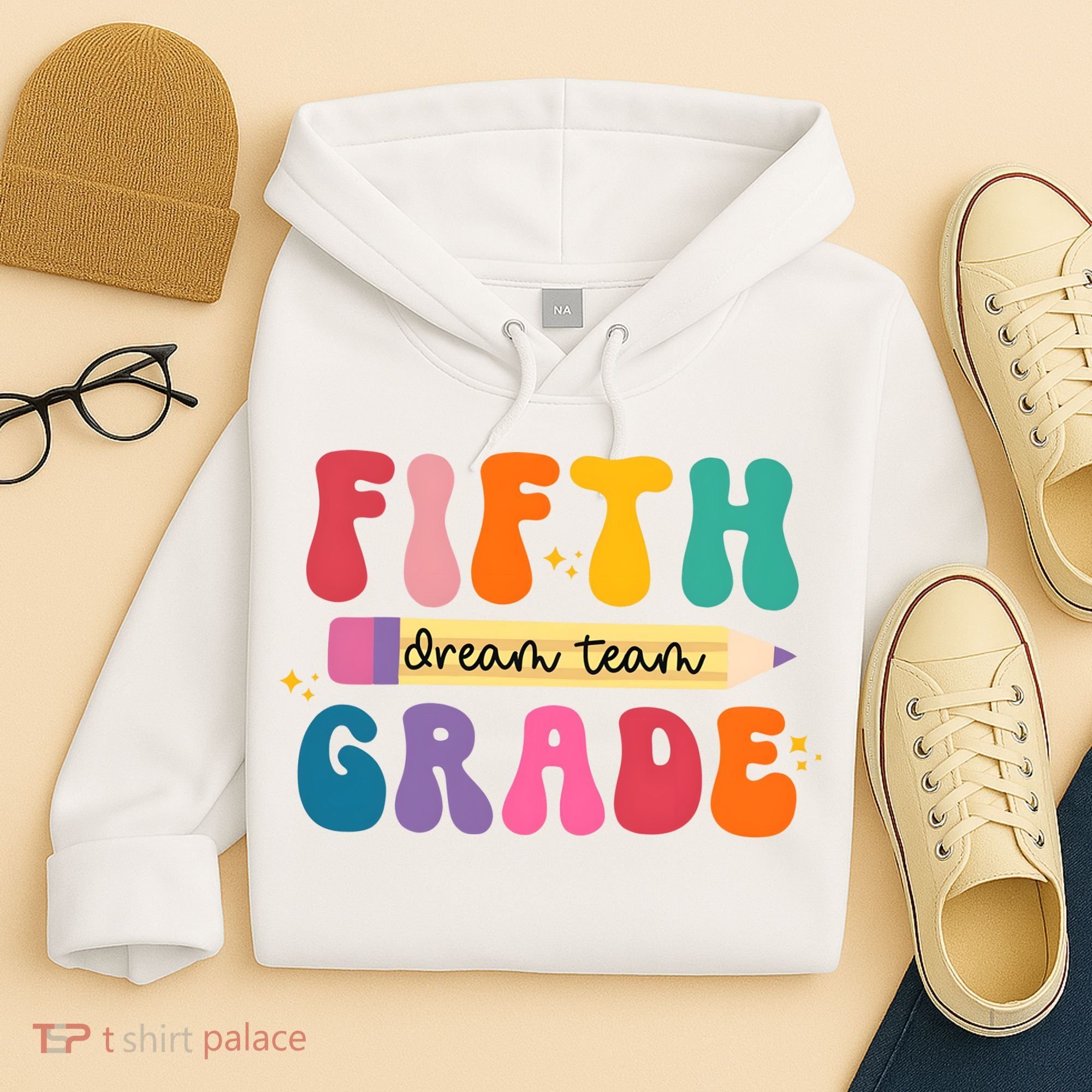 Fifth Grade Dreamteam 5th Grade Back To School Hoodie