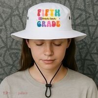 Fifth Grade Dreamteam 5th Grade Back To School Bucket Hat thumb 3