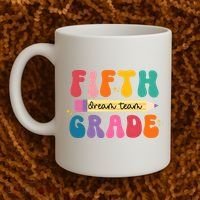 Fifth Grade Dreamteam 5th Grade Back To School Coffee Mug thumb 2