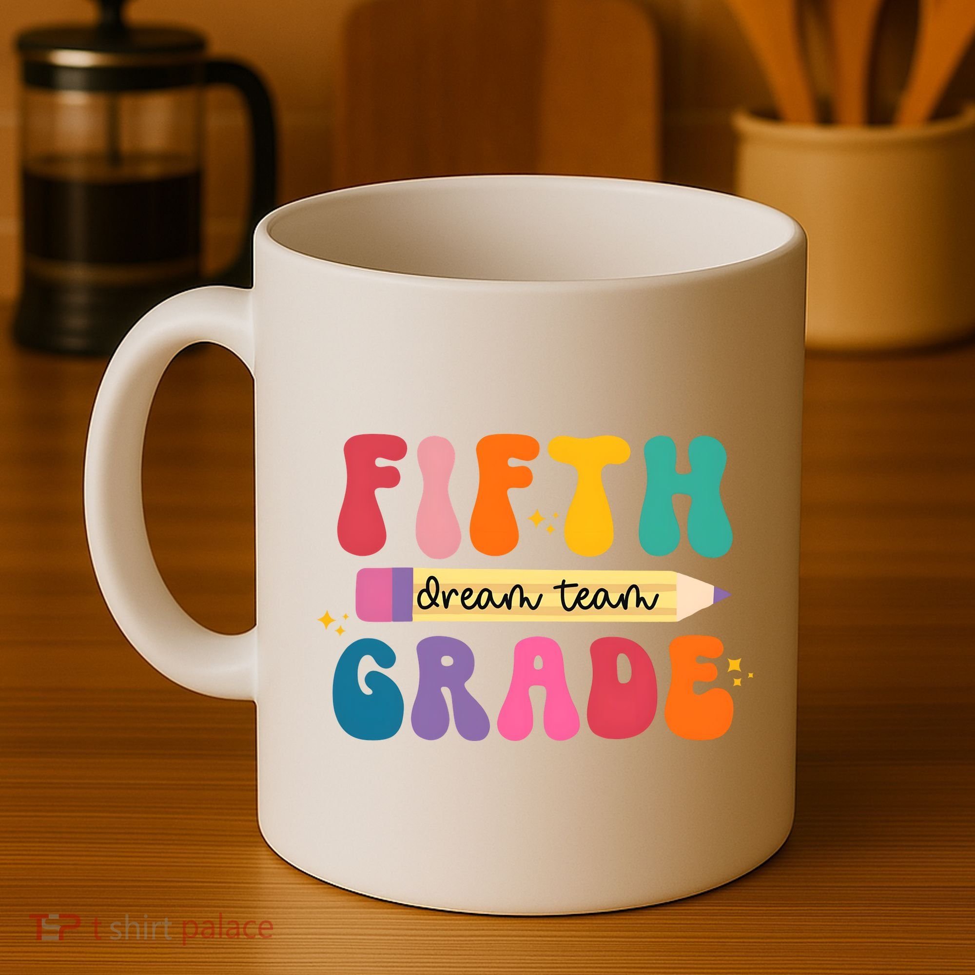 Fifth Grade Dreamteam 5th Grade Back To School Coffee Mug