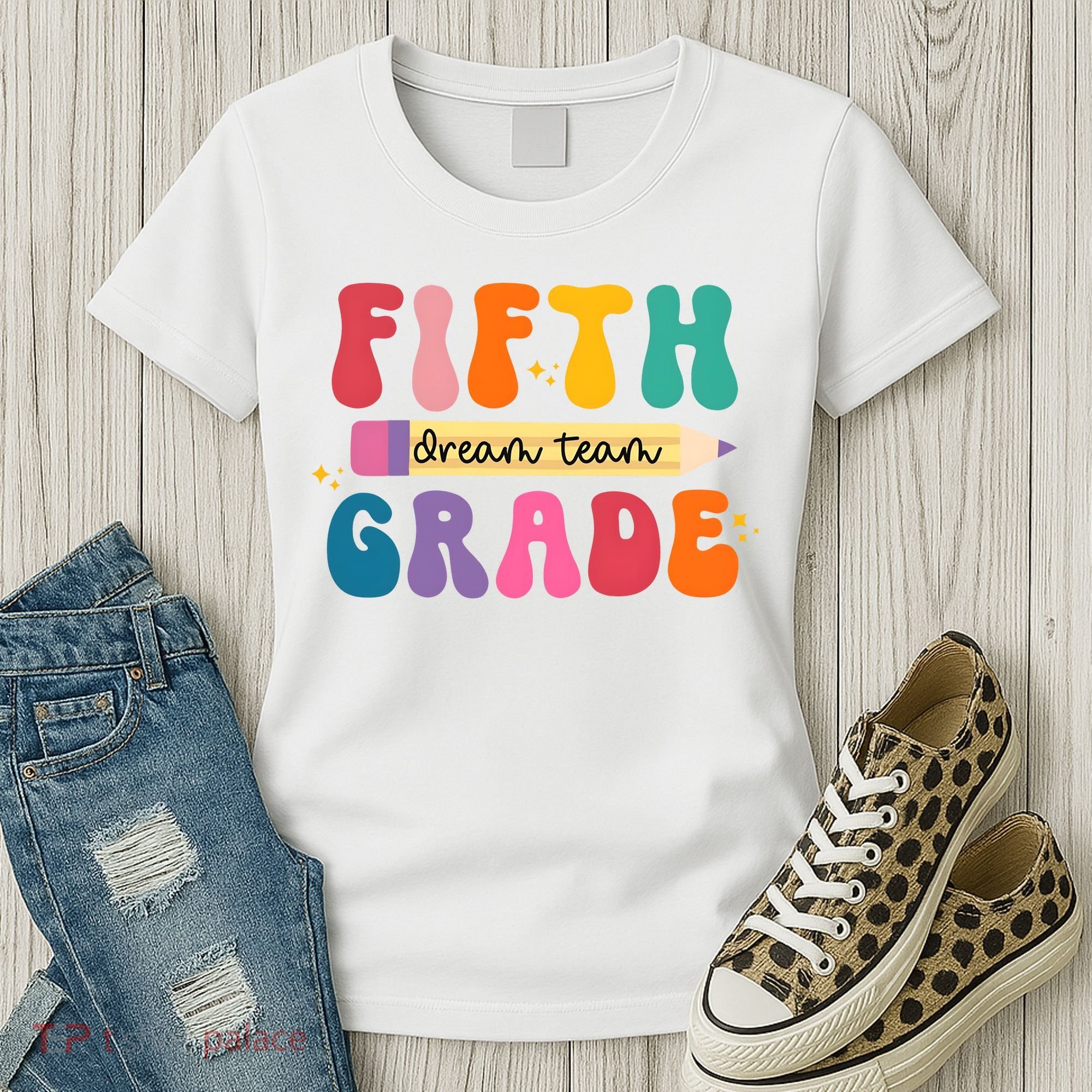 Fifth Grade Dreamteam 5th Grade Back To School Women's T-Shirt