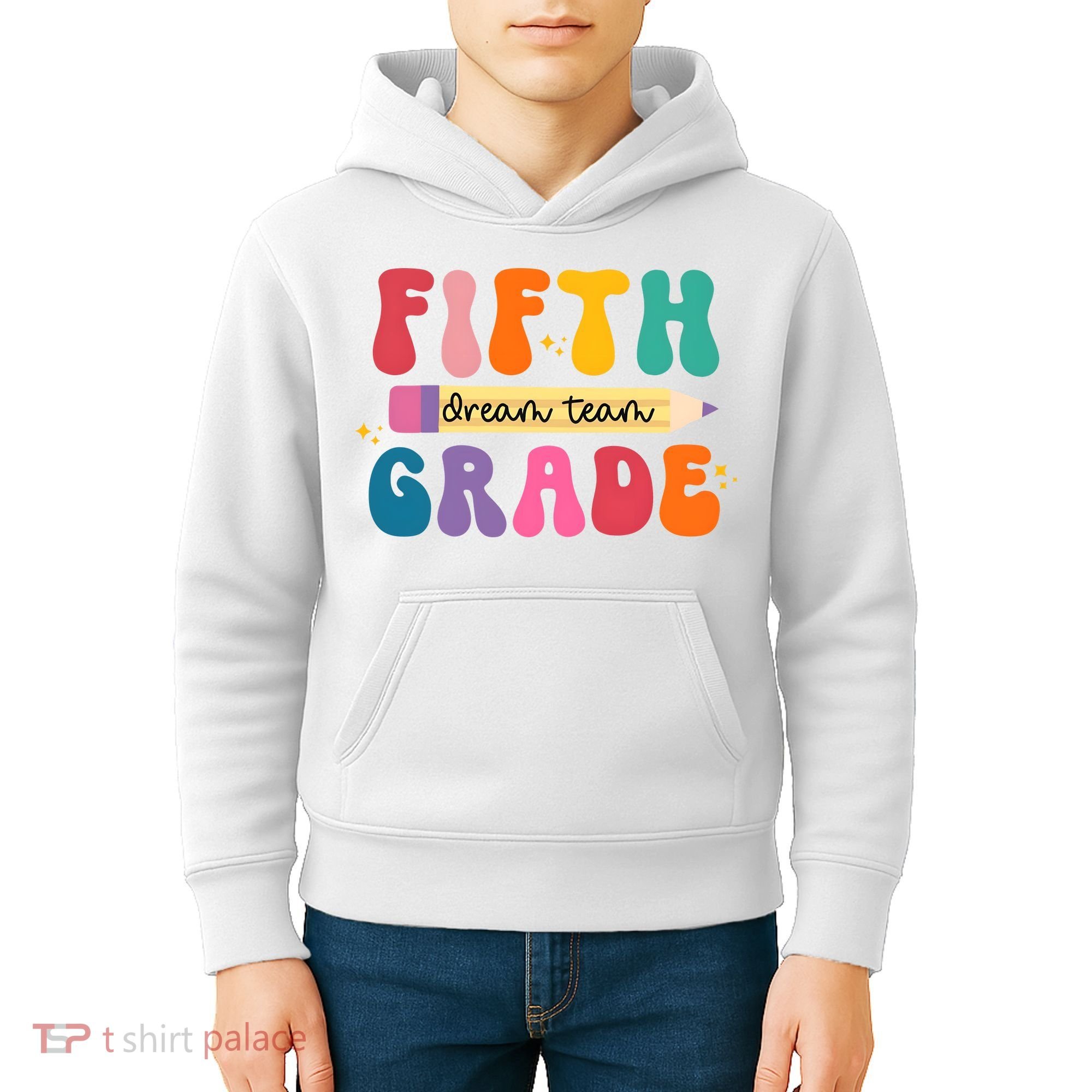 Fifth Grade Dreamteam 5th Grade Back To School Kids Hoodie