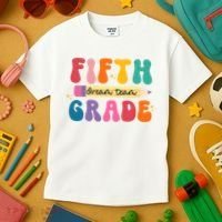 Fifth Grade Dreamteam 5th Grade Back To School Kids T-Shirt thumb 3