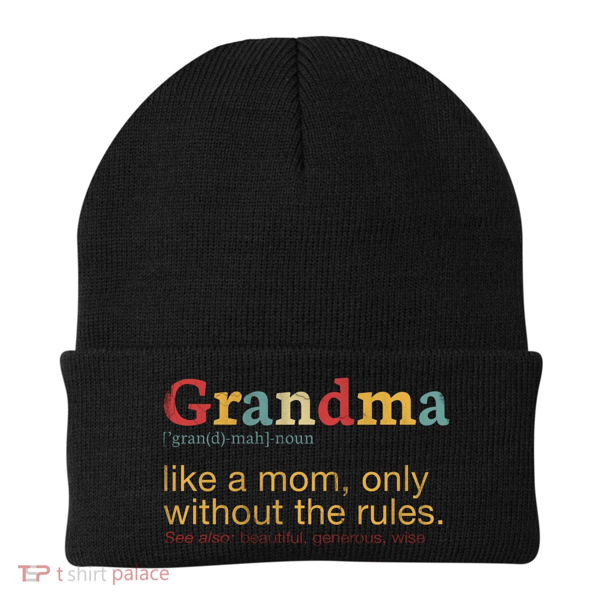 Funny Grandma Defination Beanie
