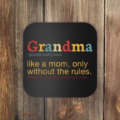 Funny Grandma Defination Coaster