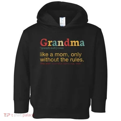 Funny Grandma Defination Toddler Hoodie