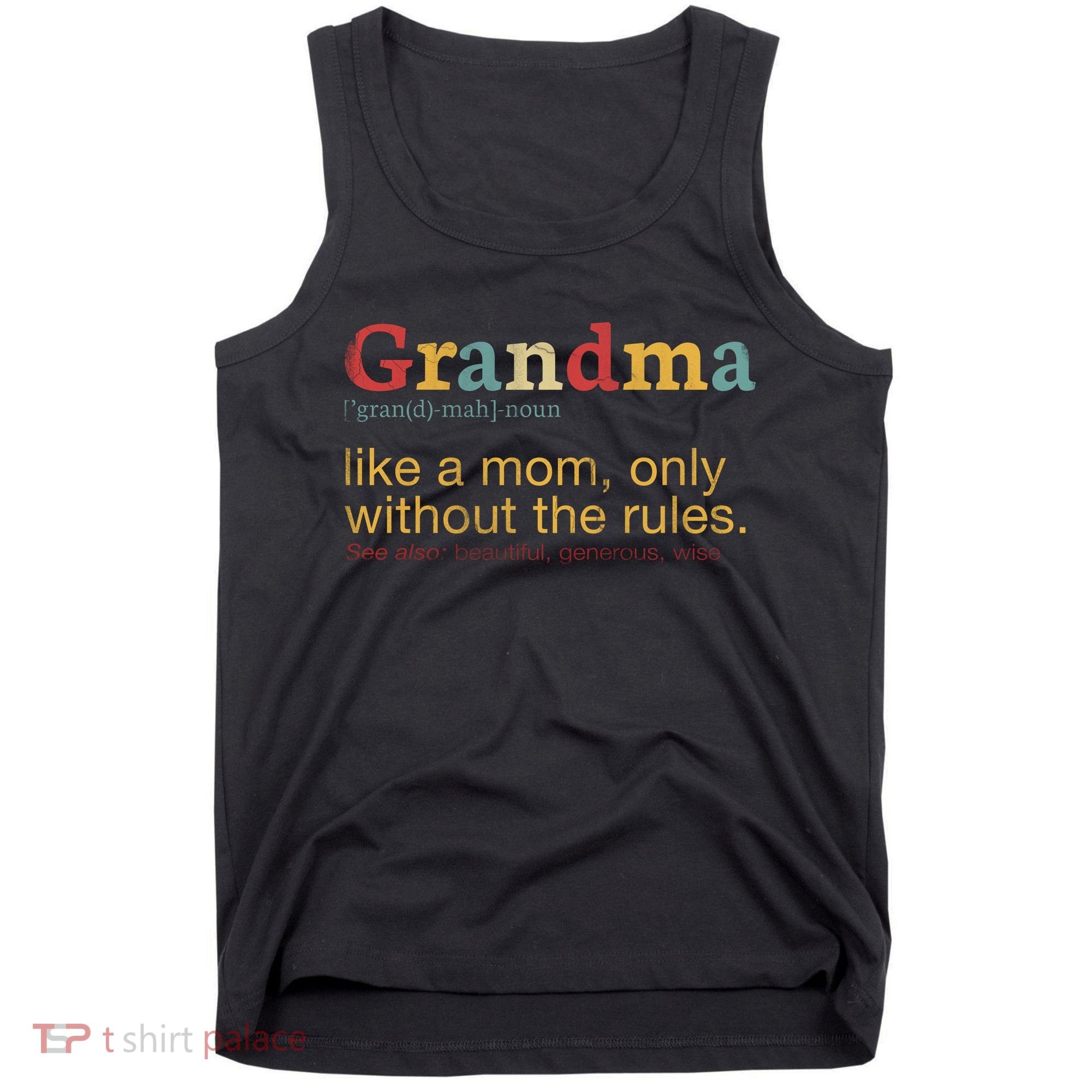 Funny Grandma Defination Tank Top