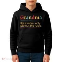 Funny Grandma Defination Kids Hoodie thumb 4