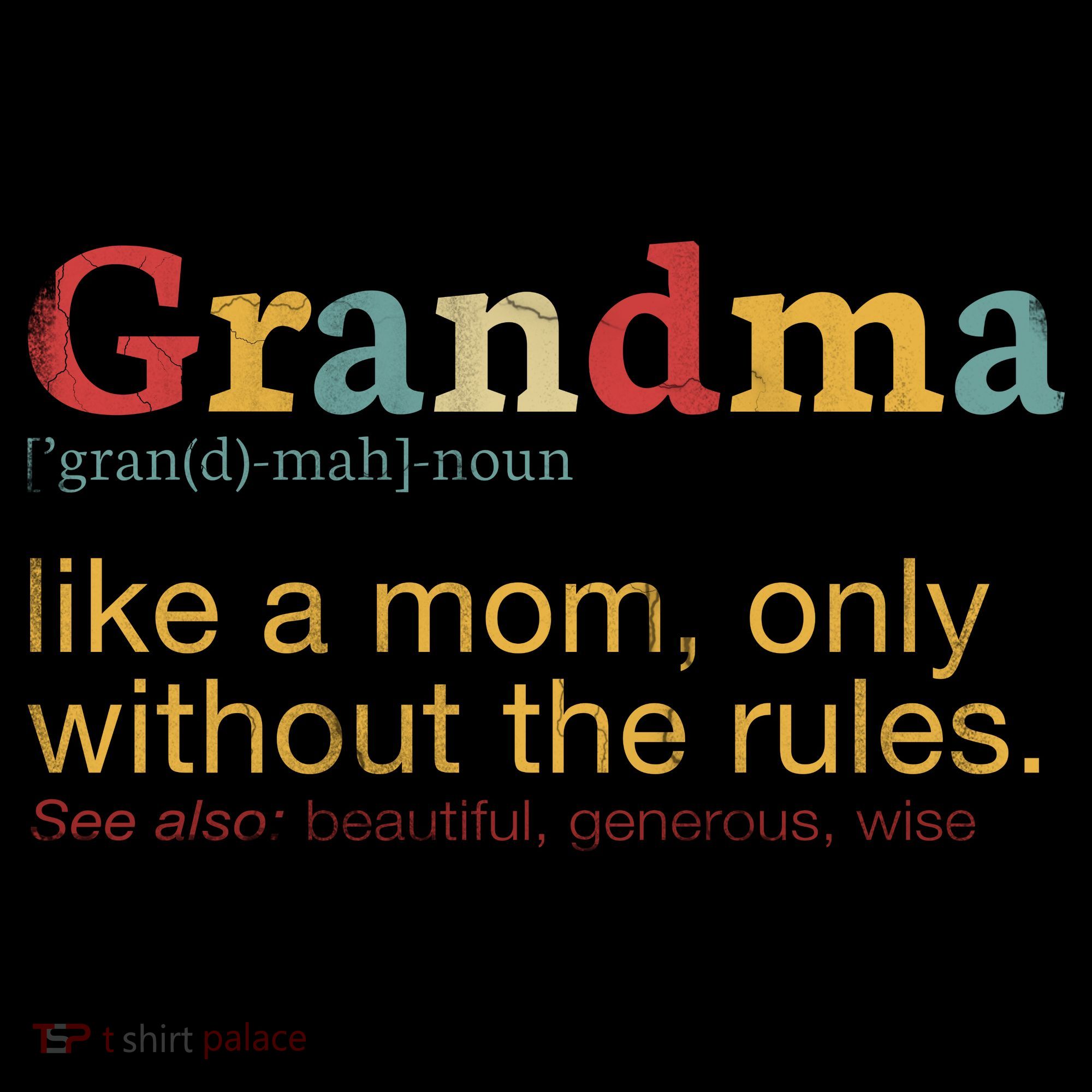 Funny Grandma Defination Kids Hoodie
