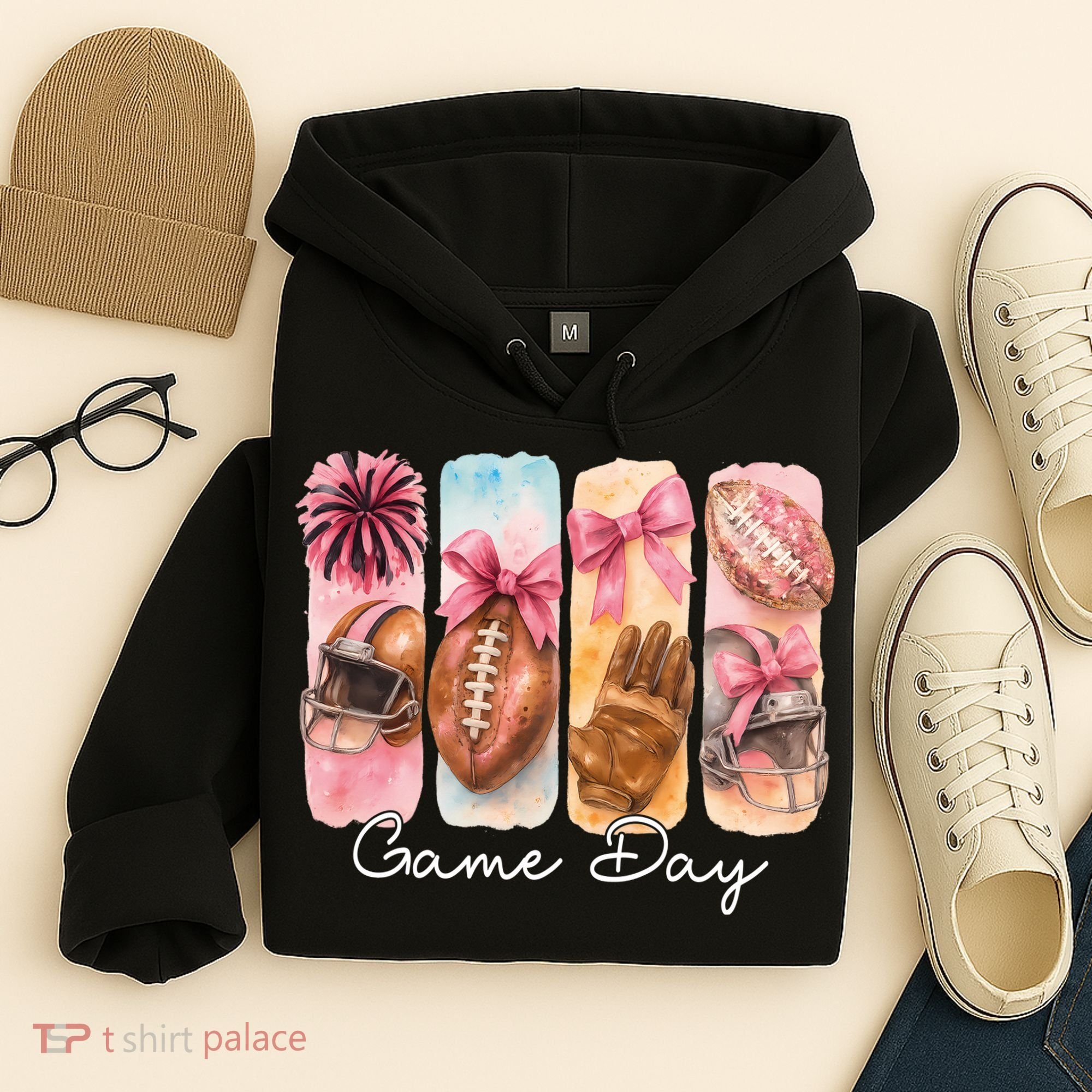 Football Game Day Fall Vibes Cute Autumn Hoodie