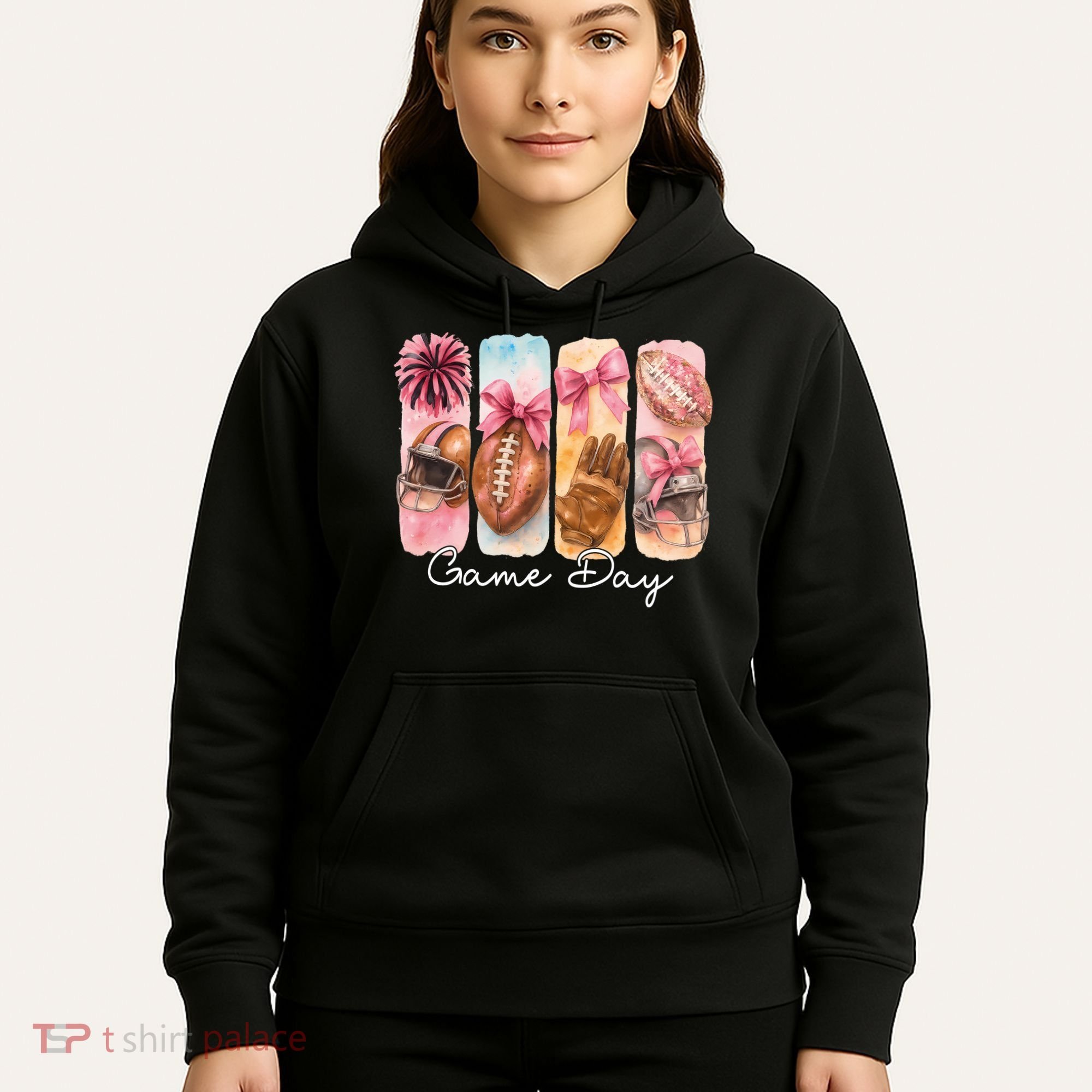 Football Game Day Fall Vibes Cute Autumn Hoodie
