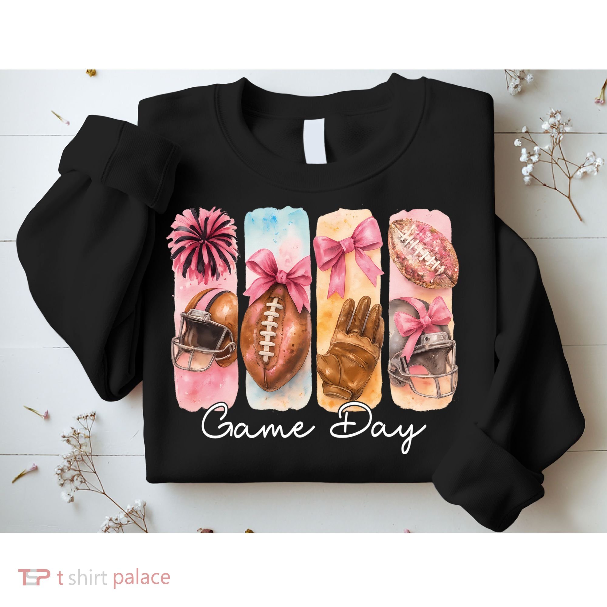 Football Game Day Fall Vibes Cute Autumn Sweatshirt