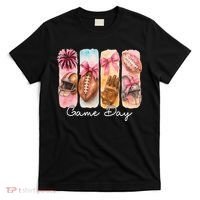 Football Game Day Fall Vibes Cute Autumn T-Shirt thumb 0