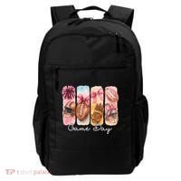 Football Game Day Fall Vibes Cute Autumn Backpack thumb 0
