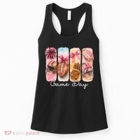 Football Game Day Fall Vibes Cute Autumn Women's Tank Top thumb 0
