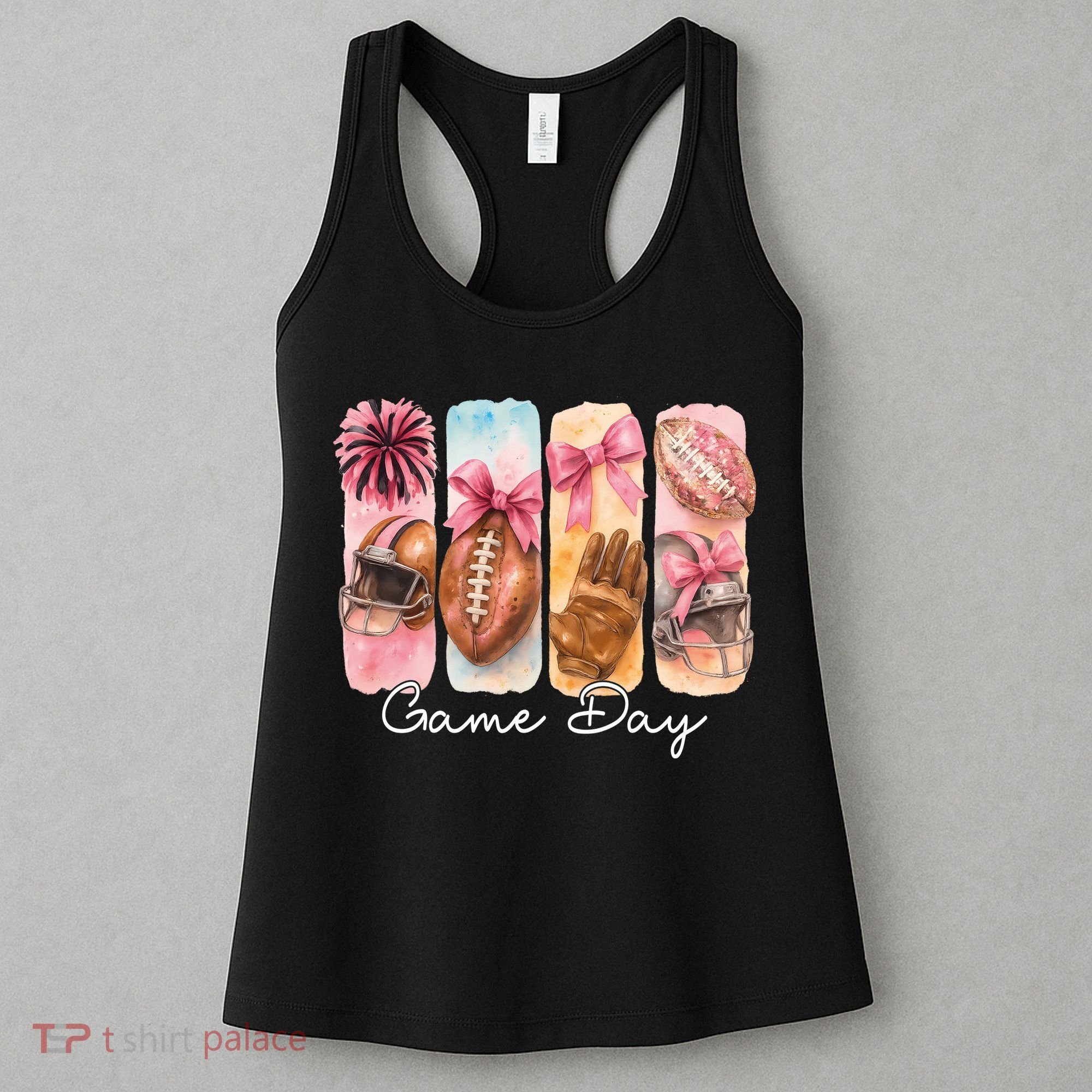 Football Game Day Fall Vibes Cute Autumn Women's Tank Top