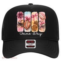 Football Game Day Fall Vibes Cute Autumn Hat thumb 0