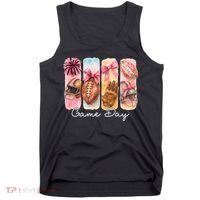 Football Game Day Fall Vibes Cute Autumn Tank Top thumb 0