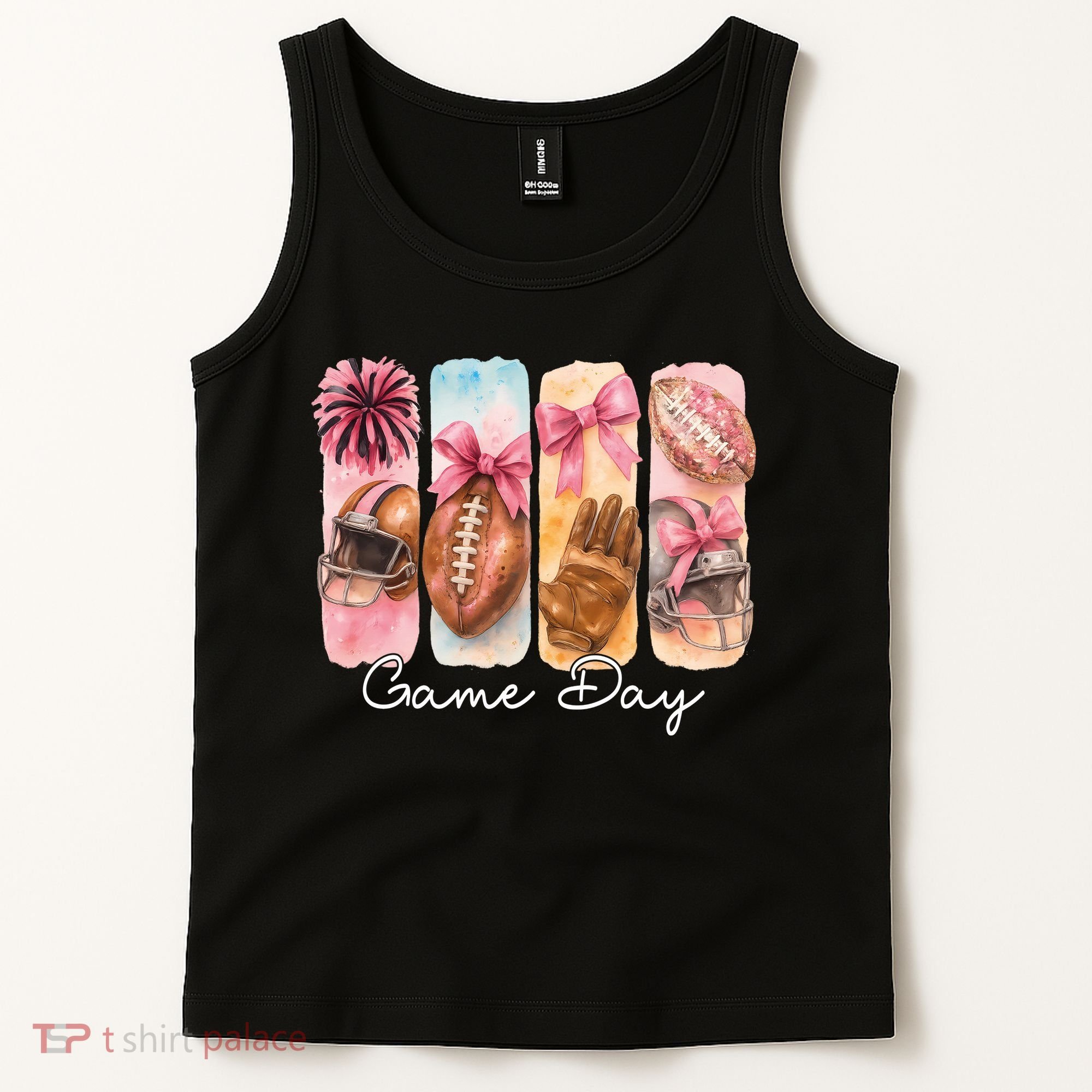 Football Game Day Fall Vibes Cute Autumn Tank Top