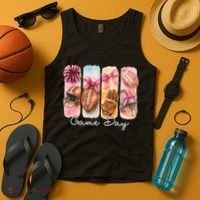 Football Game Day Fall Vibes Cute Autumn Tank Top thumb 4