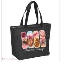Football Game Day Fall Vibes Cute Autumn Tote Bag thumb 2