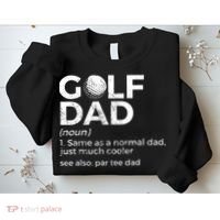 Funny Golf Dad Definition Golfing For Golfers Par Tee Dad Sweatshirt thumb 2