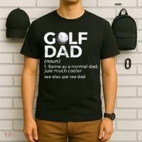 Funny Golf Dad Definition Golfing For Golfers Par Tee Dad T-Shirt thumb 6