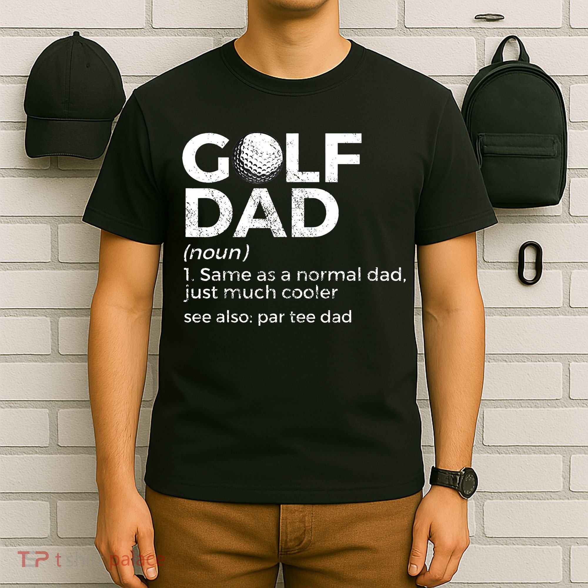 Funny Golf Dad Definition Golfing For Golfers Par Tee Dad T-Shirt
