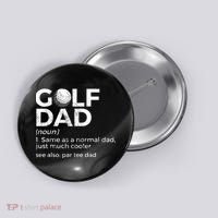Funny Golf Dad Definition Golfing For Golfers Par Tee Dad Button thumb 0