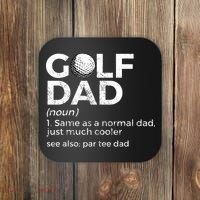 Funny Golf Dad Definition Golfing For Golfers Par Tee Dad Coaster thumb 0
