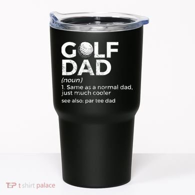Funny Golf Dad Definition Golfing For Golfers Par Tee Dad Tumbler