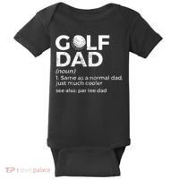 Funny Golf Dad Definition Golfing For Golfers Par Tee Dad Baby Bodysuit thumb 0