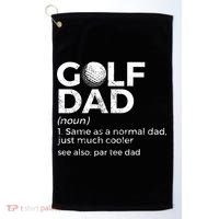 Funny Golf Dad Definition Golfing For Golfers Par Tee Dad Golf Towel thumb 0