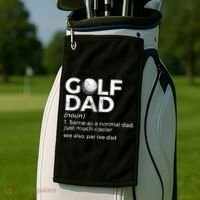 Funny Golf Dad Definition Golfing For Golfers Par Tee Dad Golf Towel thumb 2