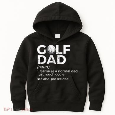 Funny Golf Dad Definition Golfing For Golfers Par Tee Dad Kids Hoodie