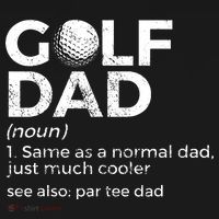 Funny Golf Dad Definition Golfing For Golfers Par Tee Dad Kids Hoodie thumb 5