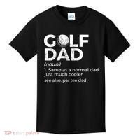 Funny Golf Dad Definition Golfing For Golfers Par Tee Dad Kids T-Shirt thumb 0