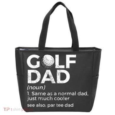 Funny Golf Dad Definition Golfing For Golfers Par Tee Dad Tote Bag