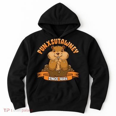 Funny Groundhog Day Phil Cute Ground Hog Punxsutawney Hoodie