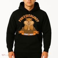 Funny Groundhog Day Phil Cute Ground Hog Punxsutawney Hoodie thumb 2