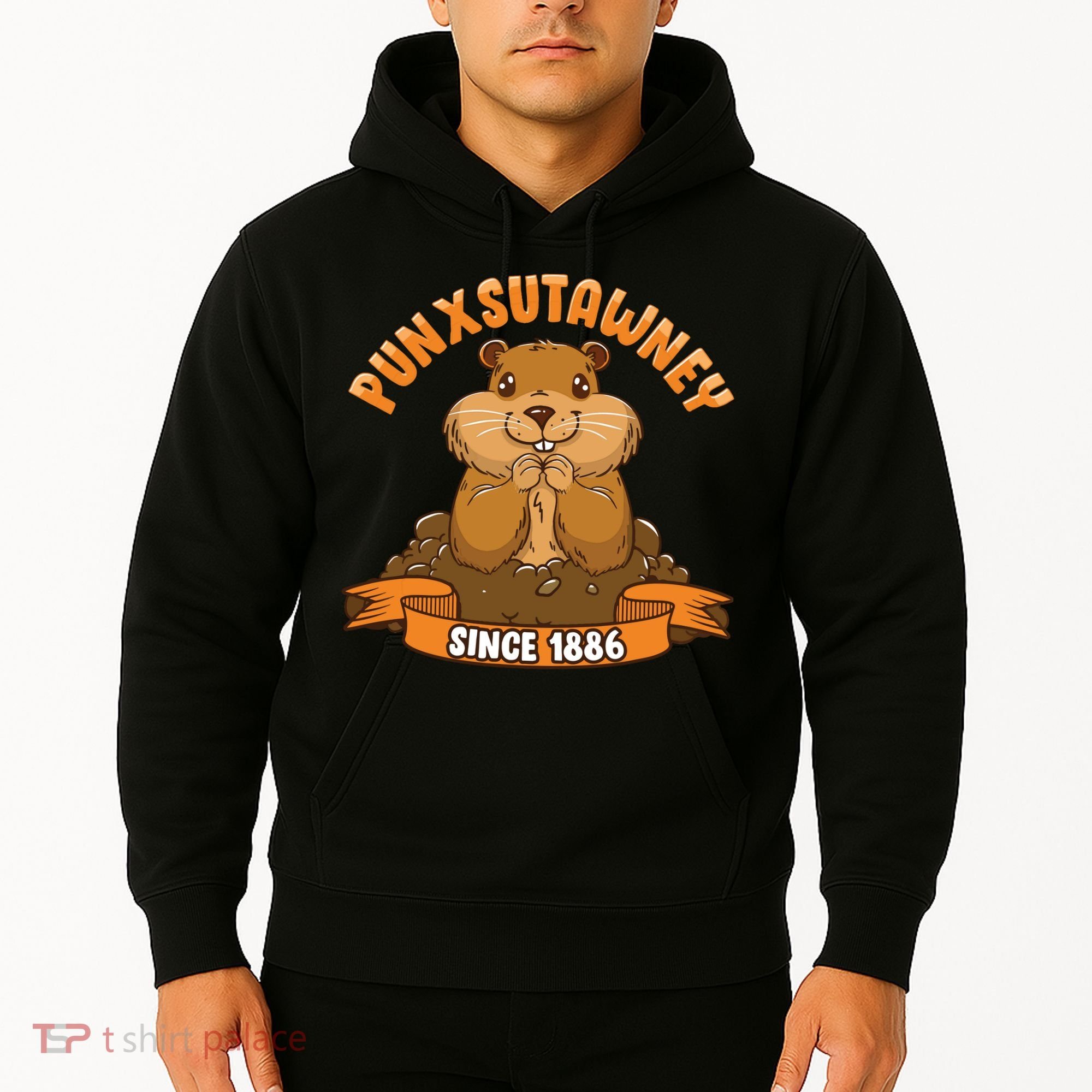 Funny Groundhog Day Phil Cute Ground Hog Punxsutawney Hoodie