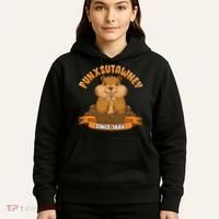 Funny Groundhog Day Phil Cute Ground Hog Punxsutawney Hoodie thumb 5