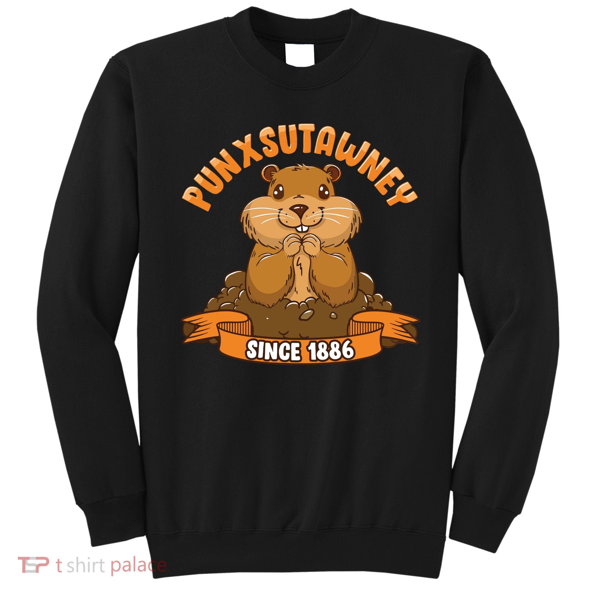 Funny Groundhog Day Phil Cute Ground Hog Punxsutawney Sweatshirt