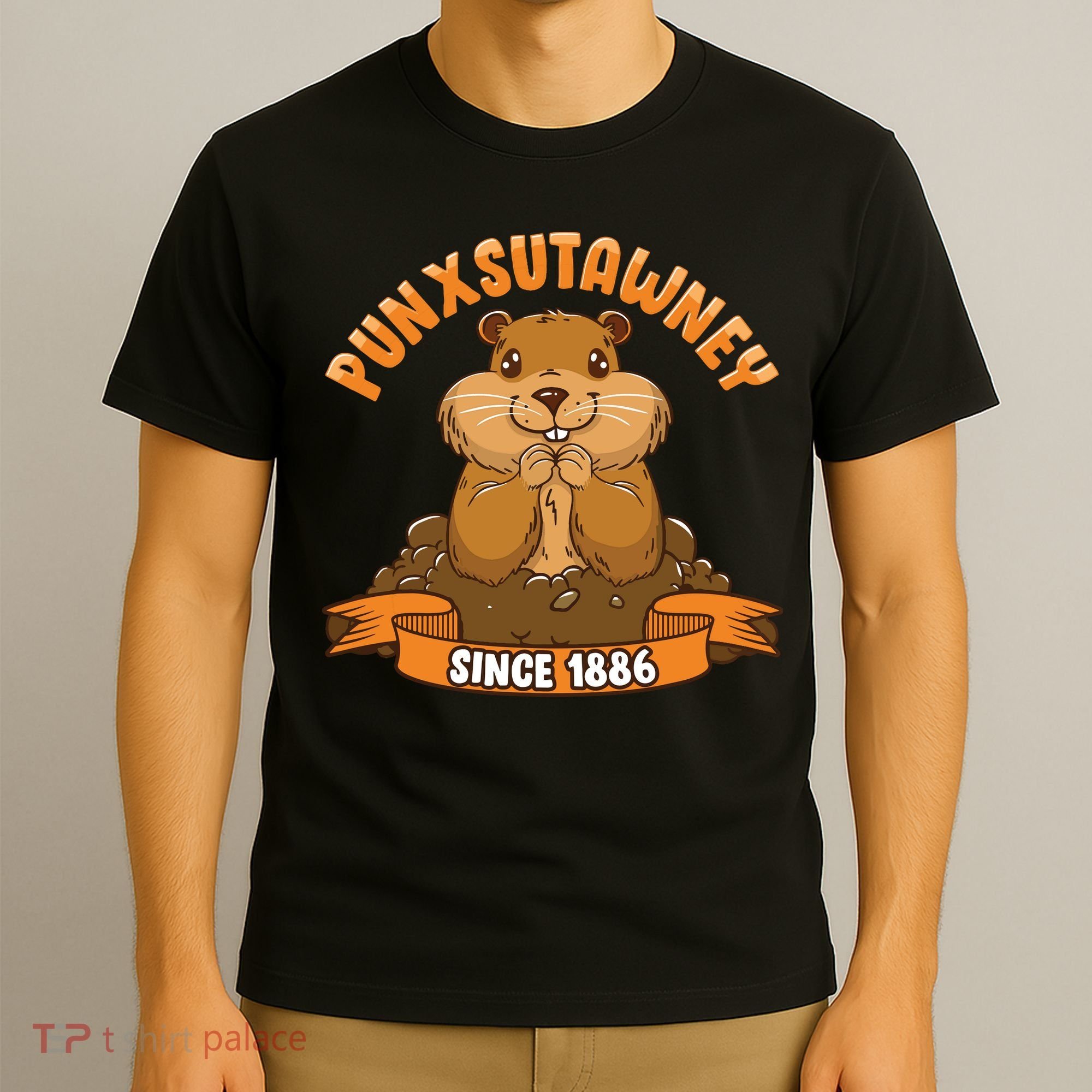 Funny Groundhog Day Phil Cute Ground Hog Punxsutawney T-Shirt