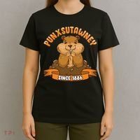 Funny Groundhog Day Phil Cute Ground Hog Punxsutawney T-Shirt thumb 4