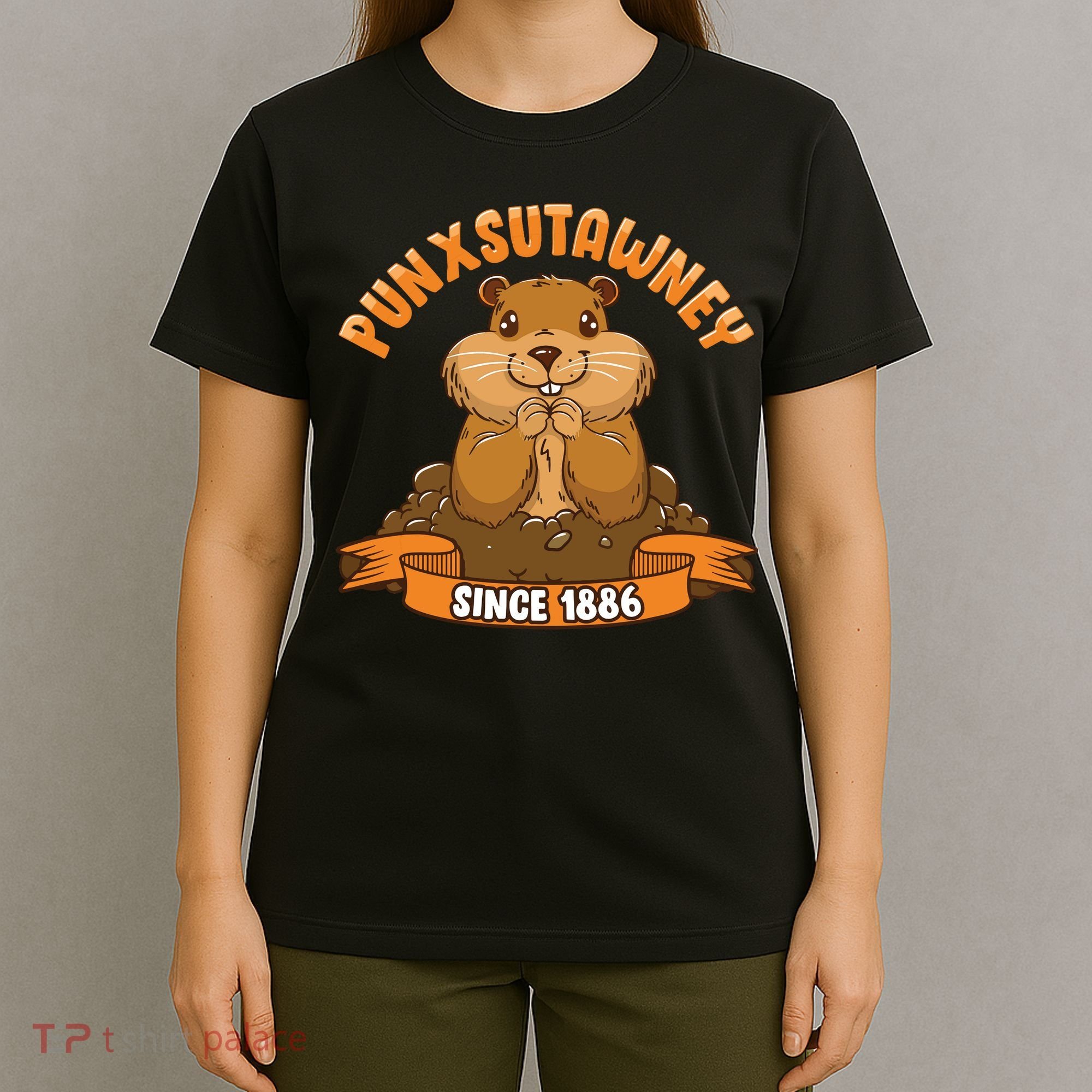 Funny Groundhog Day Phil Cute Ground Hog Punxsutawney T-Shirt